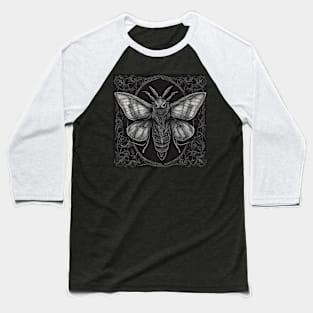 Goth Moth Baseball T-Shirt